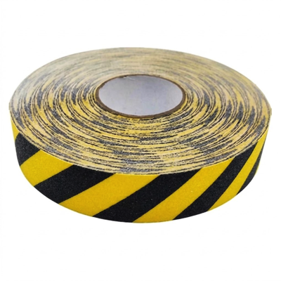 HardwareCity Coarse Grit BLACK & YELLOW STRIPES Anti-Slip Tape 2" X 45M